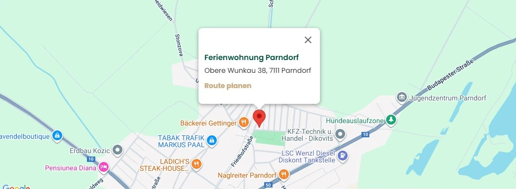 Preview of the location on the map